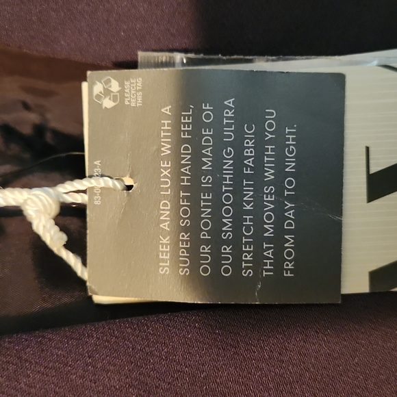 GRAY LUXE STRETCH BLAZER SZ 10 NWT COLOR CARBON - Picture 6 of 6